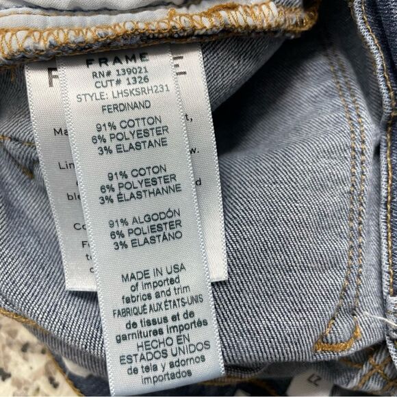 Frame Denim Le High Side Slit Skinny Jeans in Ferdinand - Picture 10 of 10